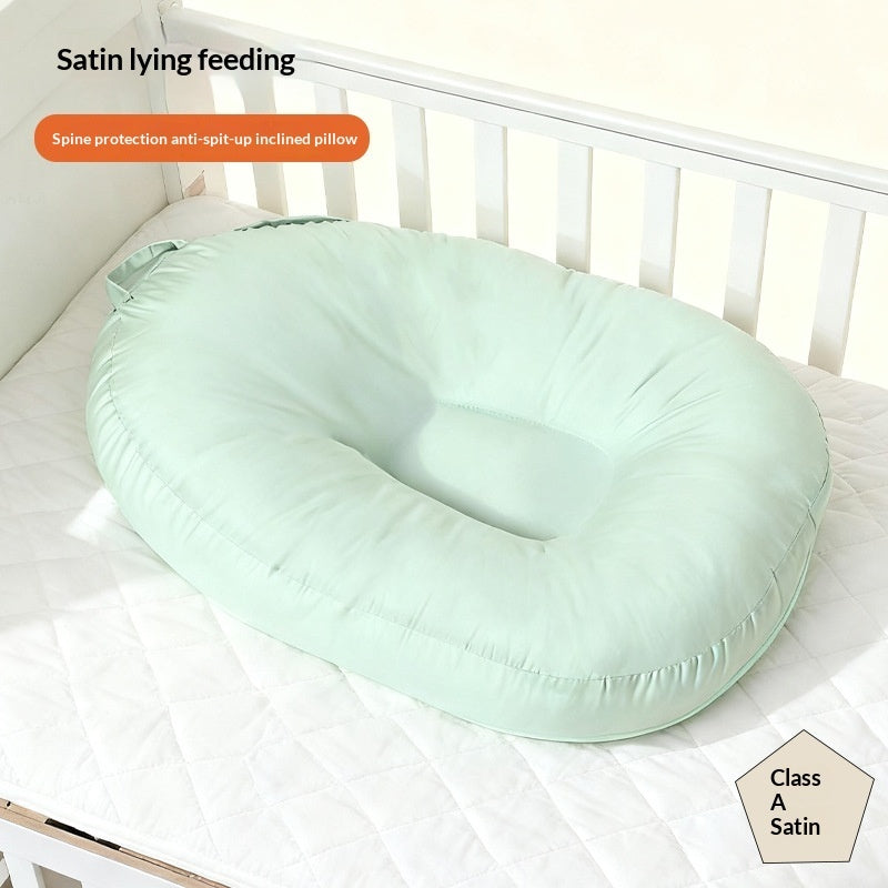 Baby Inclined Wedge Pillow – Cloud-Down Nursing & Feeding Support for Newborns 0–3 Years