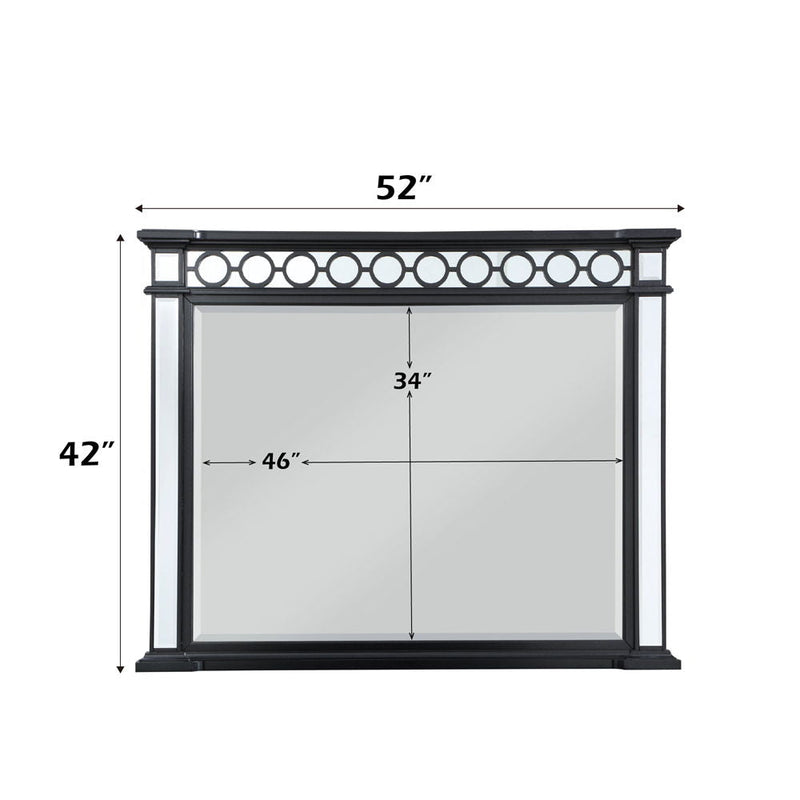 Varian II - Mirror - Mirrored, Black & Sliver