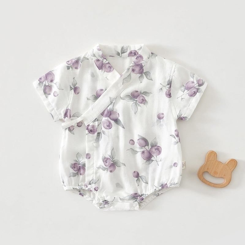 Baby Bamboo Cotton Summer Outfit Triangular Romper Made Of Bamboo Fiber