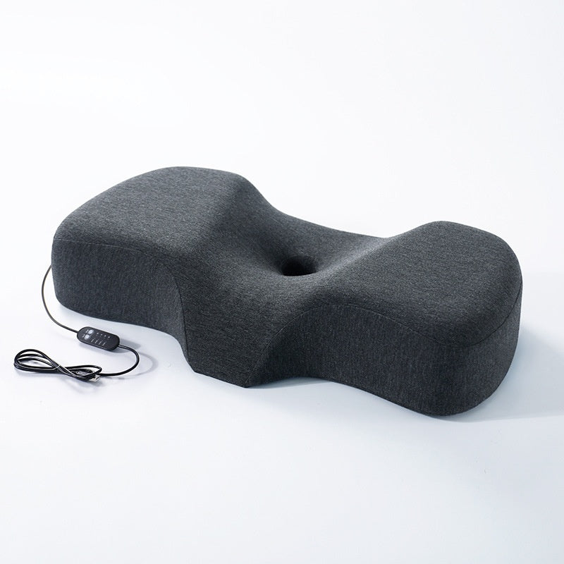 USB Heated Memory Foam Pillow – Slow-Rebound Warmth for Neck & Back Pain Relief