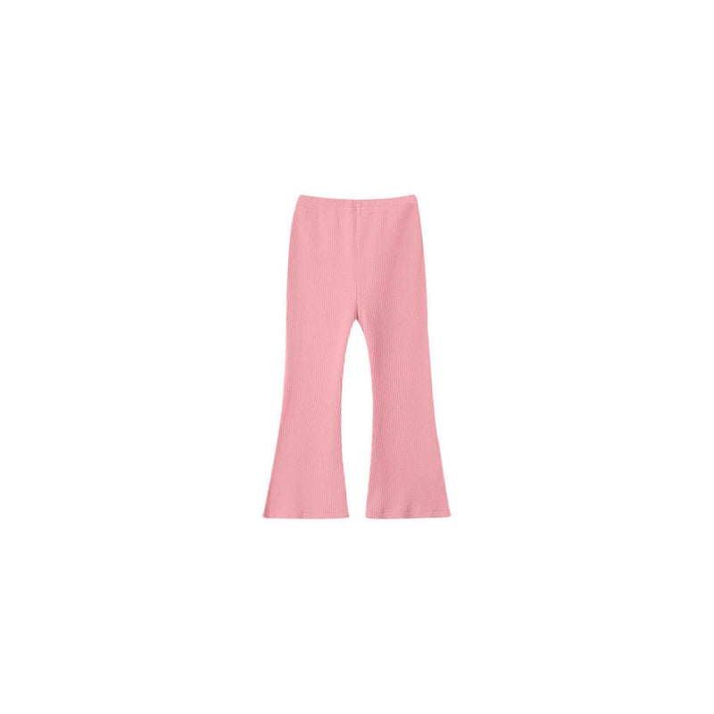 Versatile Casual And Stylish Solid-color Leggings For Little Girls