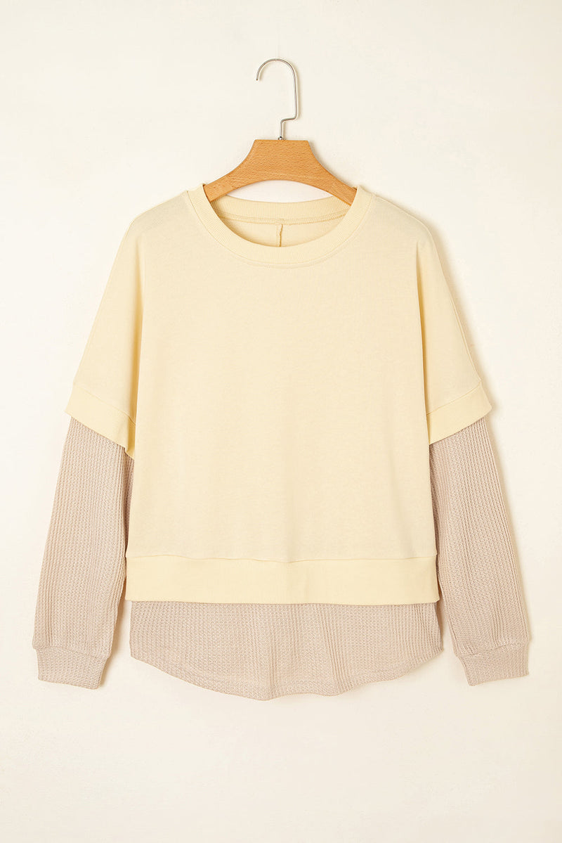 Evajira Two Piece Patchwork Sweatshirt