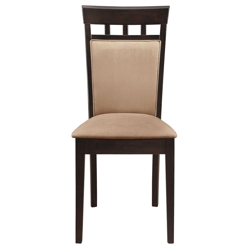 Gabriel 7-piece Extension Leaf Dining Table Set Cappuccino