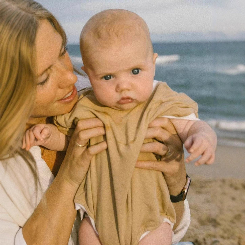 Loose-fitting Class A Cotton Onesie For Babies