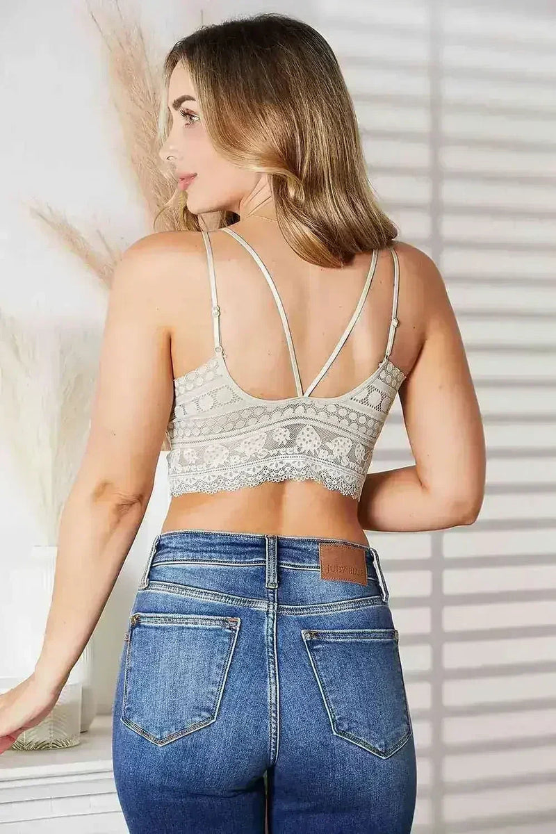 Sage JadyK Mallory Lace Bralette - Sexy Double-Strap Design | Femstylo