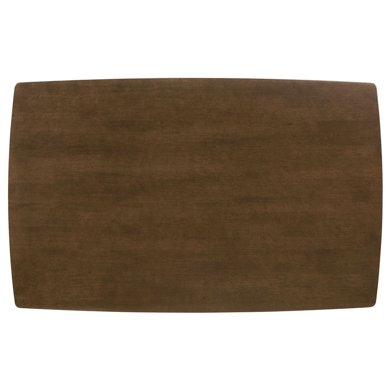 Kersey 5-piece Rectangular Dining Table Set Chestnut