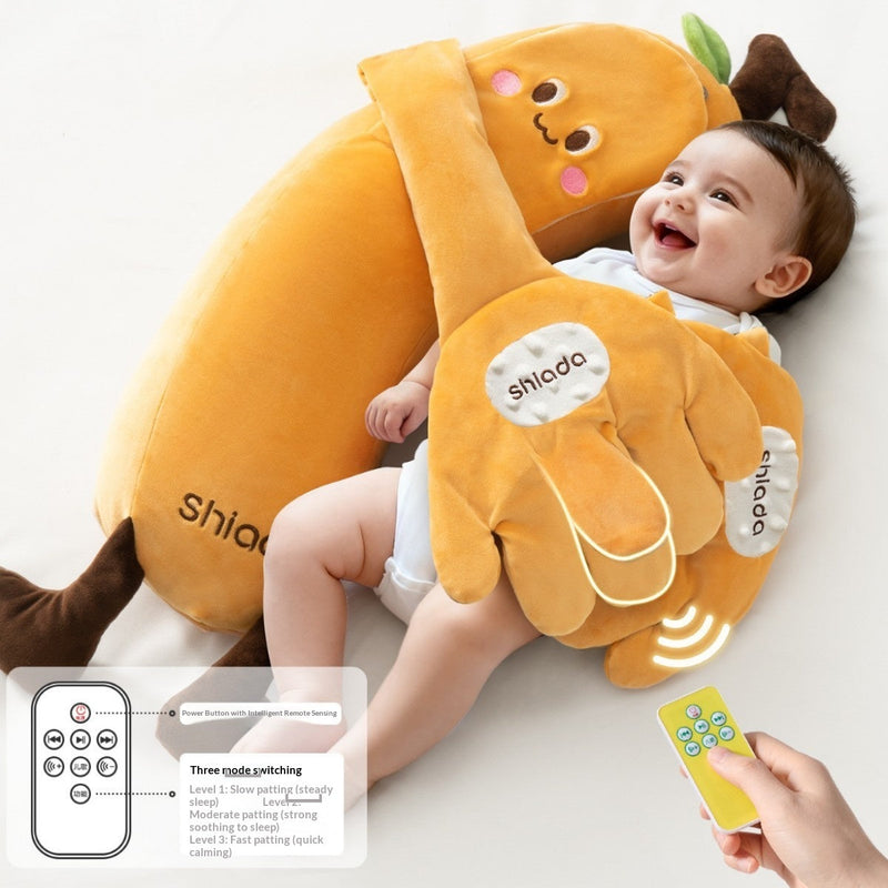 Baby Soothing Hand-Shaped Patting Sleep Aid Doll Pillow