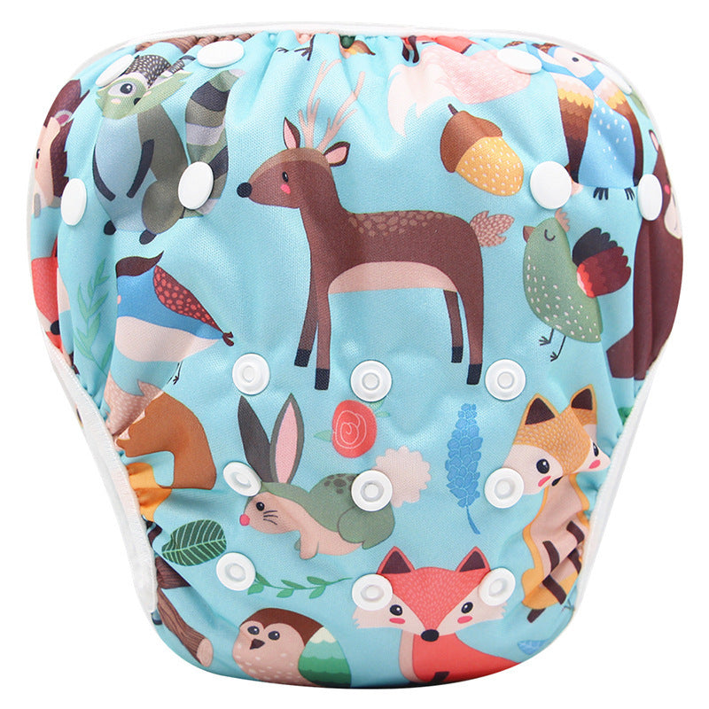 Fashionable Children's Cartoon Swim Trunks