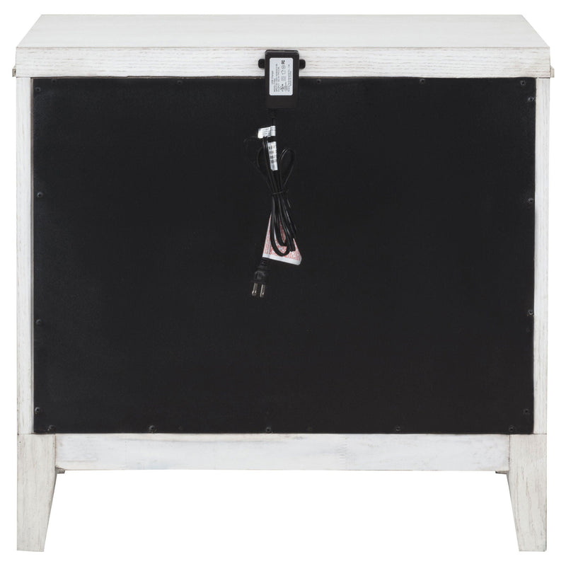 Marielle 2-drawer Nightstand Bedside Table Distressed White