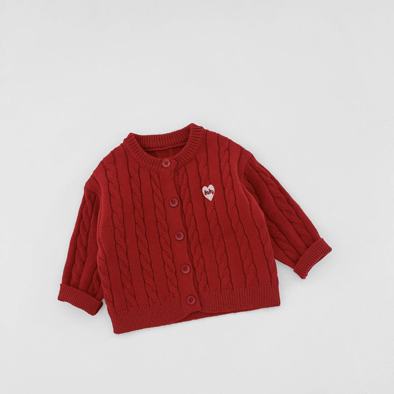 Twist-knit Cardigan Autumn Kids Clothing Outerwear