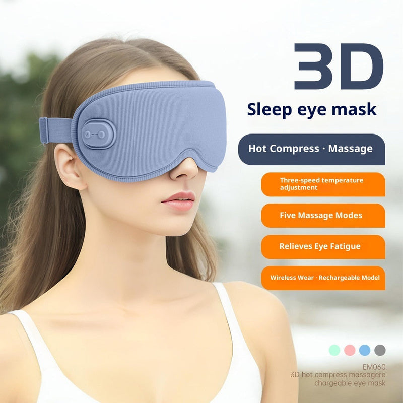 3D Eye Mask – Hot Compress & Massage for Eye Relief