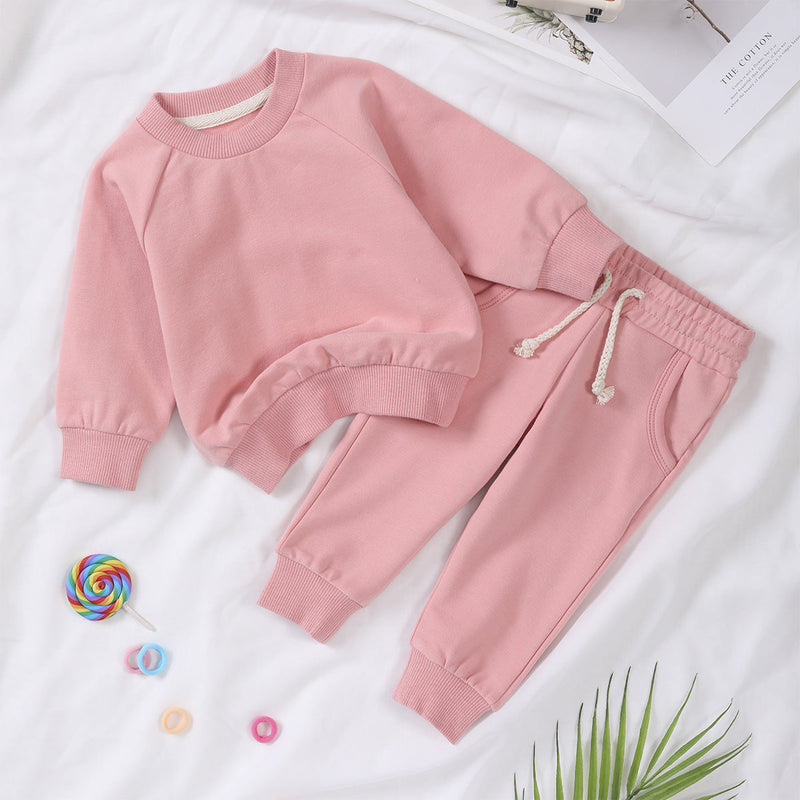 Children's Homewear Sweatshirt And Pants Set