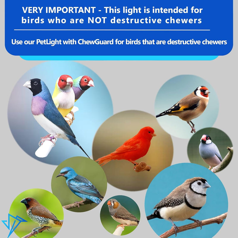 Illuminate Your Bird's World with the Happybird Full Spectrum LED Light - Safe, Easy-to-Install, and Perfect for Soft Bill Birds