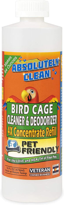 Bird Cage Cleaner and Deodorizer