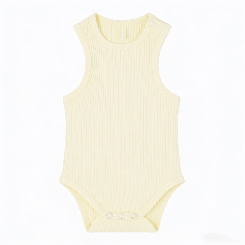 Baby Romper Knitted Ribbed Infant Onesie