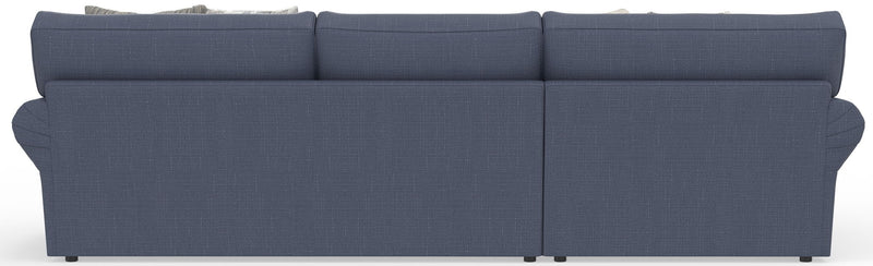 Cape May - Sofa Chaise With Comfort Coil Seating And 5 Accent Pillows Included