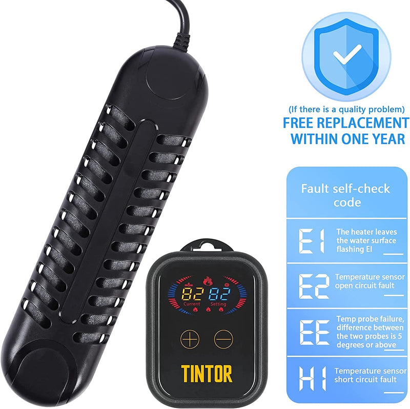 Submersible Aquarium Heater, 800W/1200W