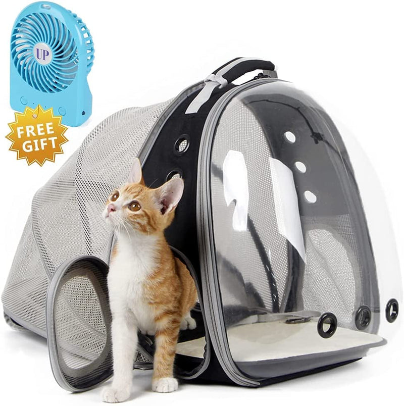 🚀✨ Cat Bubble Backpack with Fan - Perfect for Your Furry Astronaut! 🐾🐱 Fits Cats & Small Puppies up to 12 lbs! 🌌💖