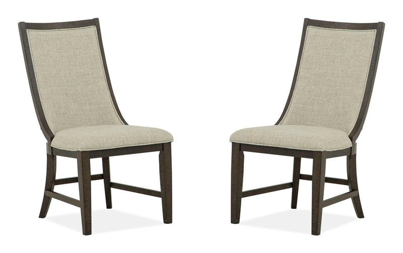 Westley Falls - Upholstered Host Side Chair (Set of 2) - Graphite