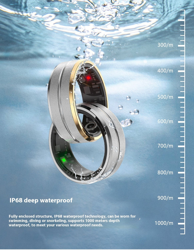Smart Ring | Sleep Health Monitoring, IP68 Waterproof
