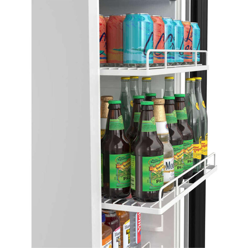 Edgestar 22-Inch 10.1 Cubic Feet Commercial Beverage Merchandiser With Temperature Alarm and Reversible Door [VBM101SS] (SAK45983)