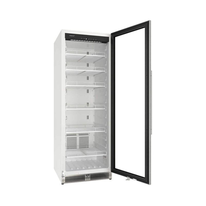 Edgestar 13.7 Cubic Feet Commercial Beverage Merchandiser With Temperature Alarm And Reversible Door, 24" [VBM131SS] (SAK62395)