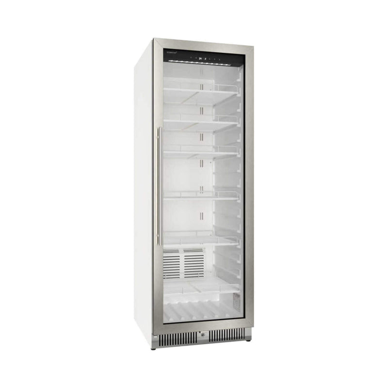 Edgestar 24-Inch 13.7 Cubic Feet Commercial Beverage Merchandiser With Temperature Alarm And Reversible Door [VBM131SS] (SAK62395)