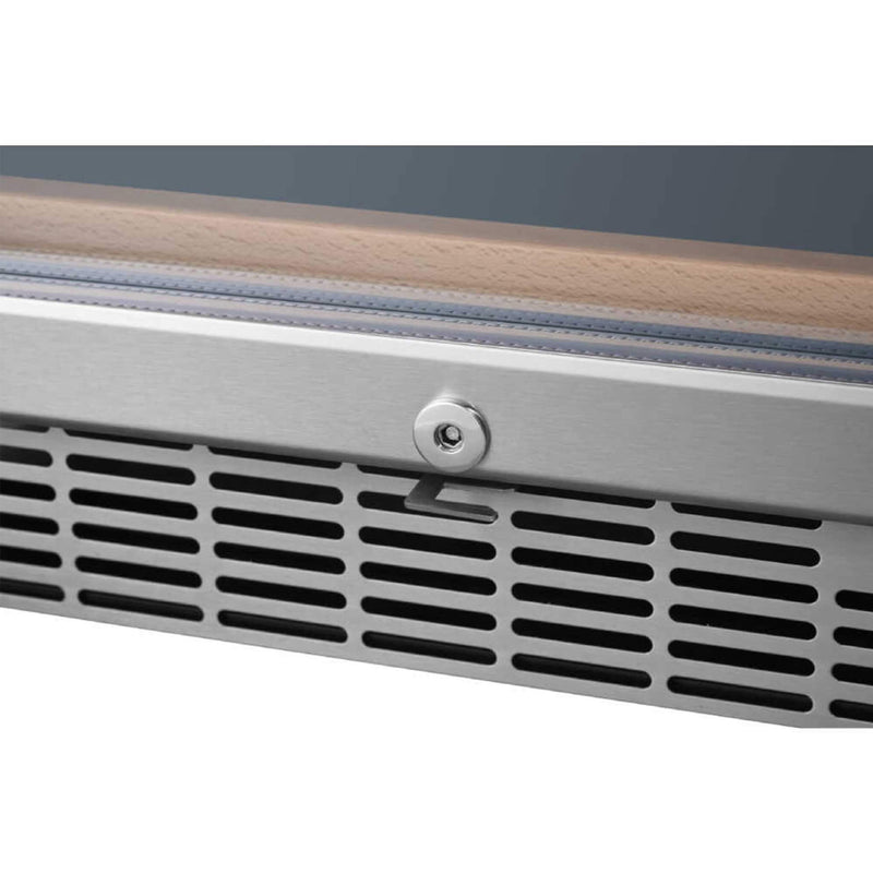 Edgestar 141 Bottle Capacity Freestanding Dual Zone Wine Cooler With Interior Lighting, 24" [CWR1552DZ] (SAK49245)