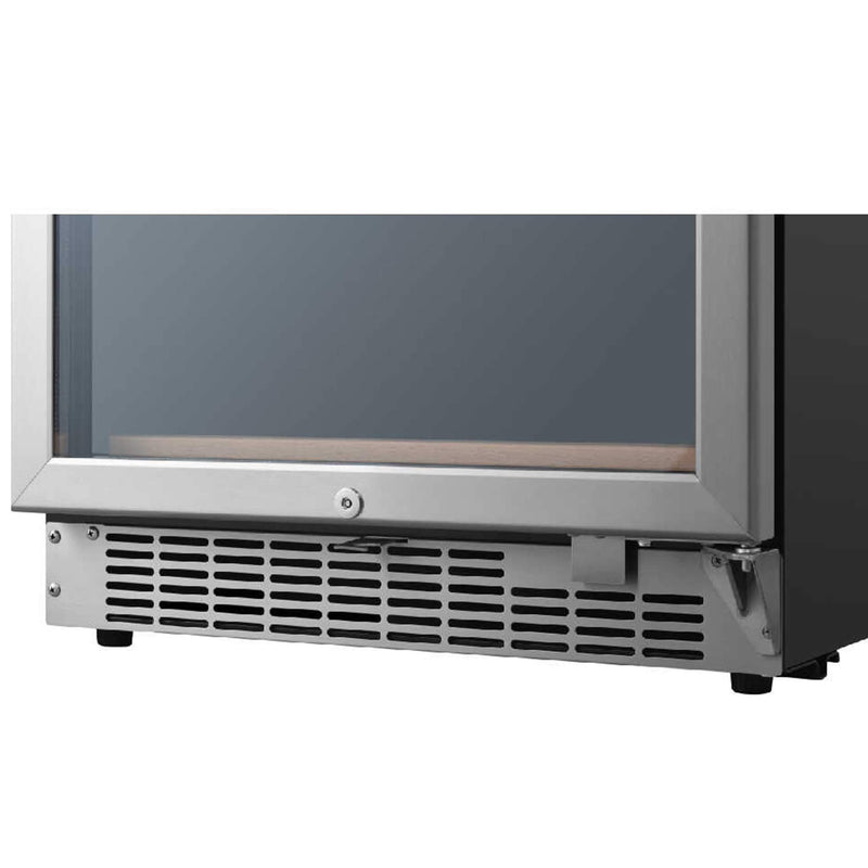 Edgestar 141 Bottle Capacity Freestanding Dual Zone Wine Cooler With Interior Lighting, 24" [CWR1552DZ] (SAK49245)