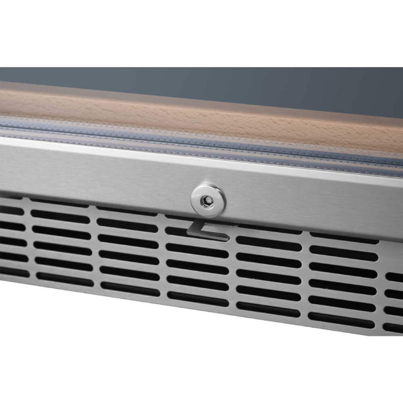 Edgestar 24-Inch Wide 131 Bottle Capacity Built-In Triple Zone Wine Cooler (SAK65891)