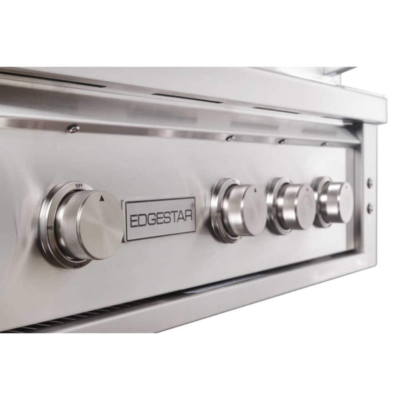 Edgestar 60K BTU 30" Natural Gas Built-In Grill With Lighted Grill Area And Double Access Doors (SAK82568)