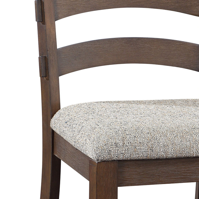 Pascaline - Rustic Side Chair (Set of 2) - Gray / Brown