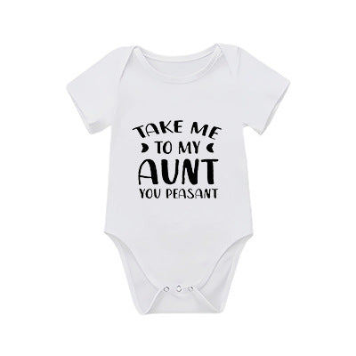 Summer Short Sleeve Baby Romper Bodysuit