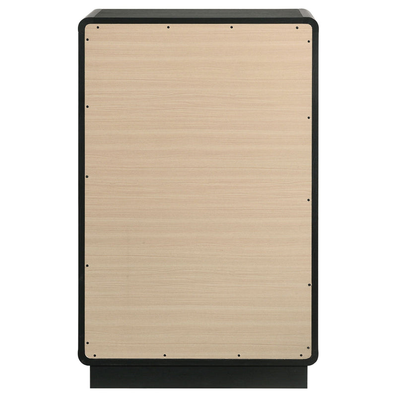 Cavelle 5-drawer Chest of Drawers Black