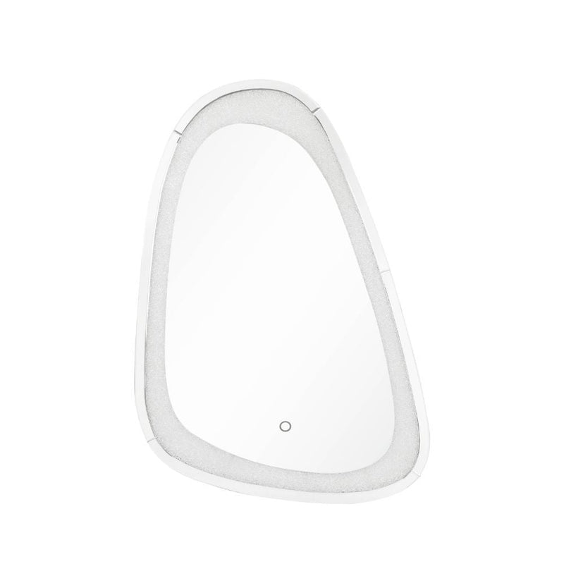 Noralie - 46" Accent Mirror With LED - Mirrored & Faux Diamonds