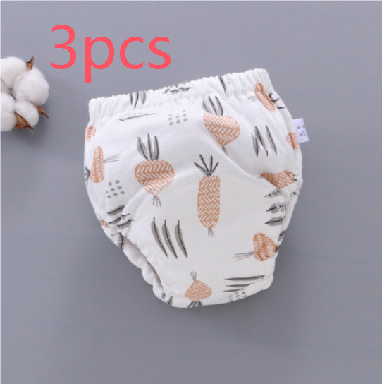 Baby Training Pants Washable 6-layer Gauze Diaper Cover Learning