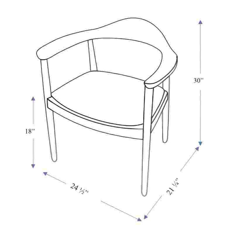 Kelly - Mid-Century Modern Dining Chair
