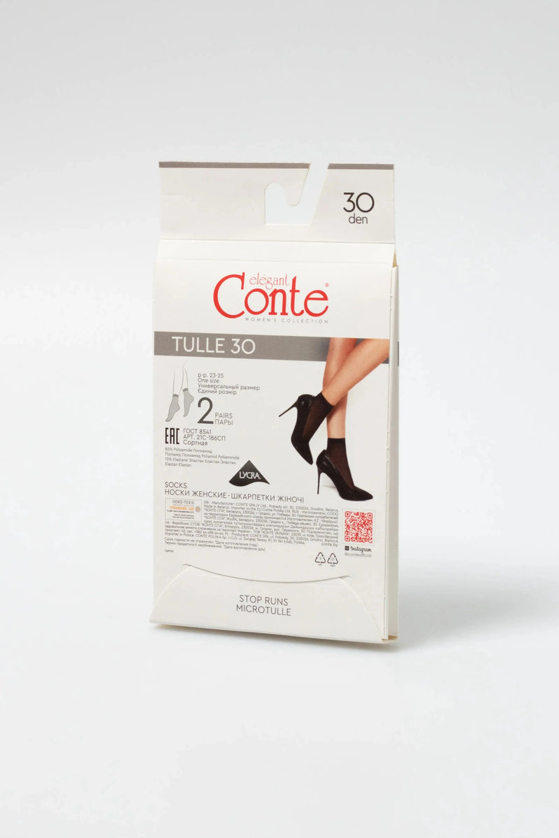 Socks Conte Tulle 30 Den (2 pairs)