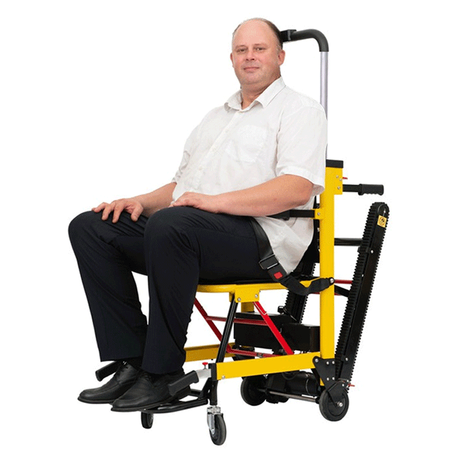 Heavy-Duty Electric Motorized Handicap Elderly EMS Home Stair Climbing Wheelchair Lift, 350LBS [FDA Approved] (SAK54615)