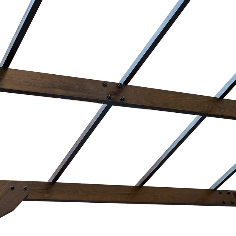 [10X12FT] Alora Premium Outdoor Brown Cedar Wood Pergola For Spacious Patios (SAK45639)