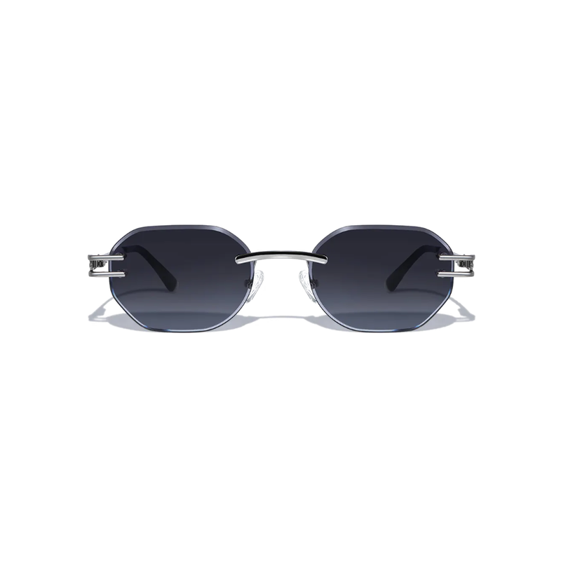 Emil 54mm Rimless Sunglasses | Black