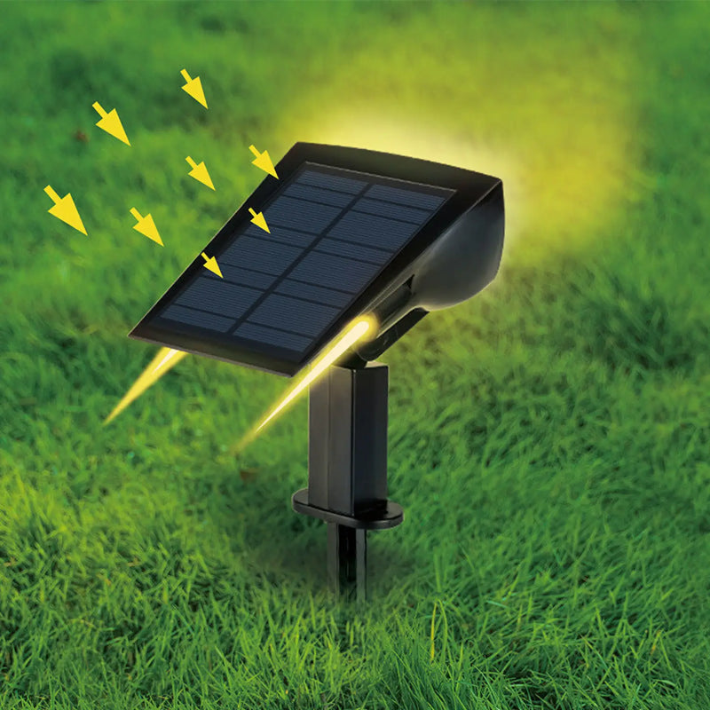 Energy-Efficient Solar Spot Light for Garden and Lawn Illumination