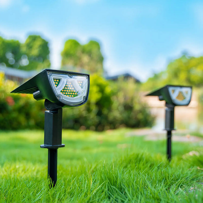 Energy-Efficient Solar Spot Light for Garden and Lawn Illumination