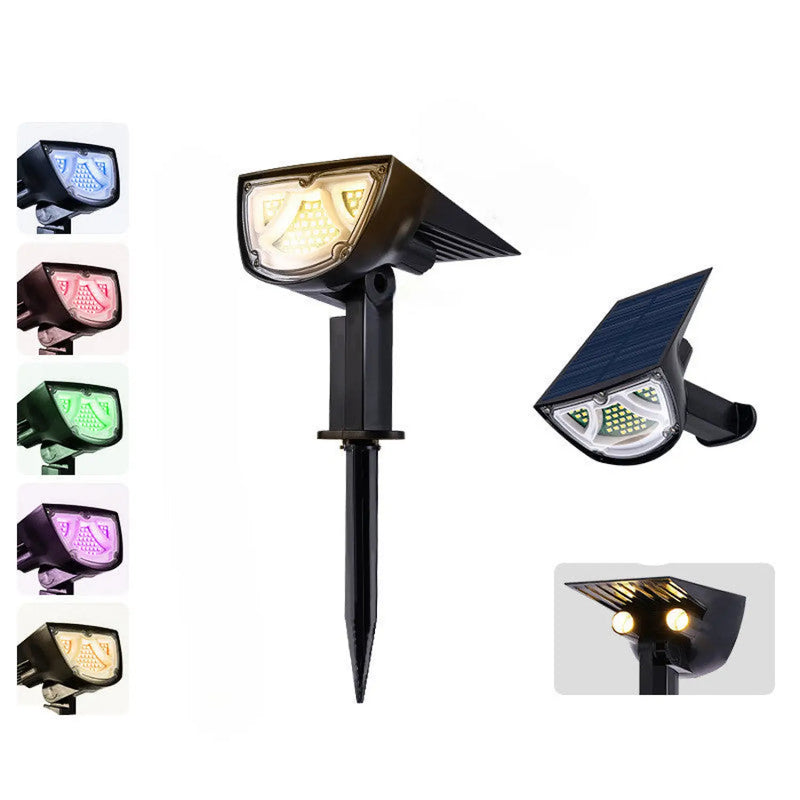 Energy-Efficient Solar Spot Light for Garden and Lawn Illumination