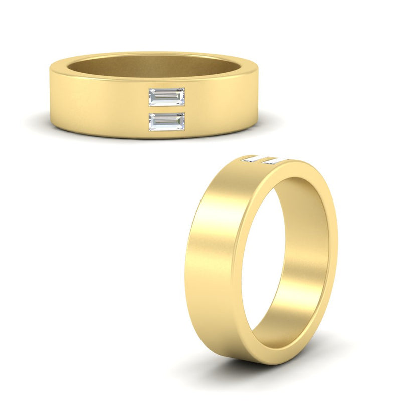 Equality Diamond Mens Wedding Ring