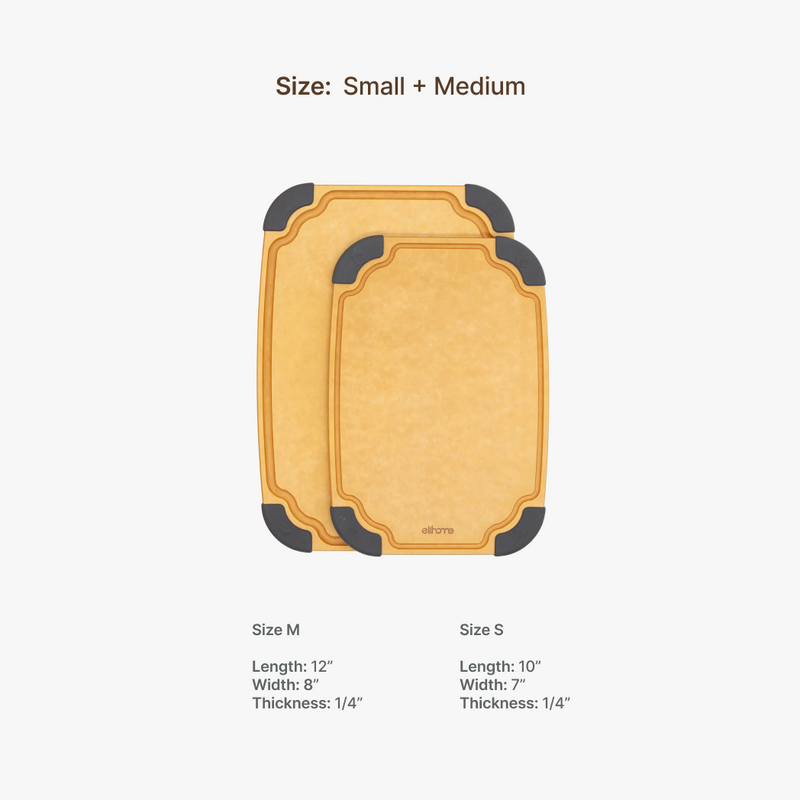 Essential Series Cutting Board - 2-in-1 Set (S+M)