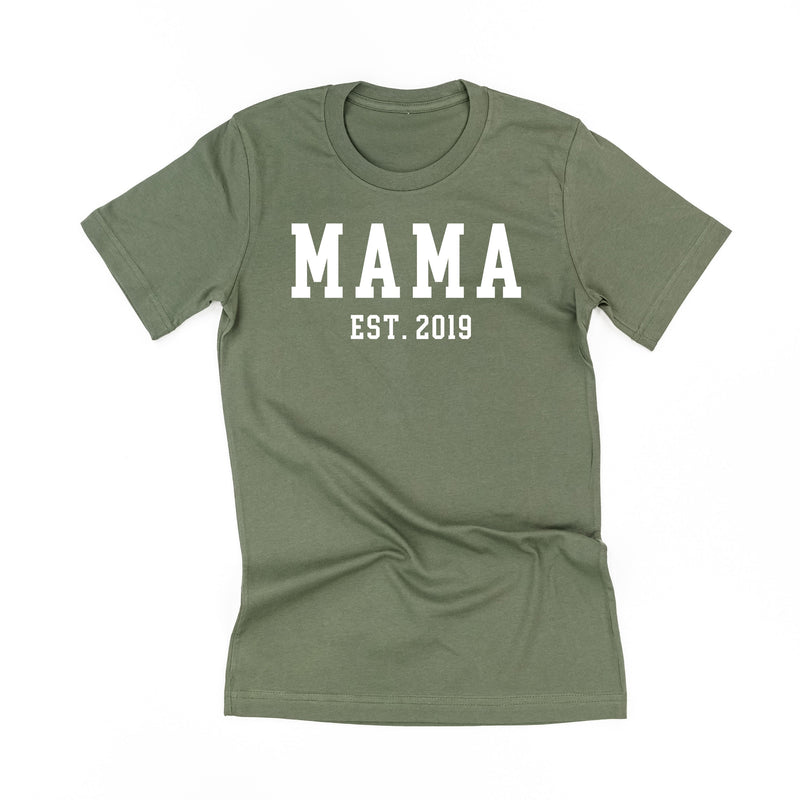 MAMA - EST. (Select Your Year) - Unisex Tee