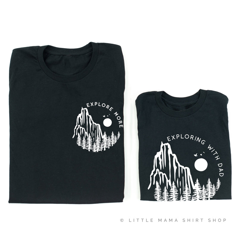 Explore More (pocket) / Exploring With Dad - Set of 2 Tees