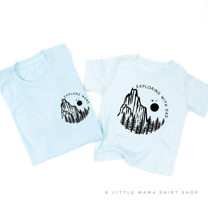 Explore More (pocket) / Exploring With Dad - Set of 2 Tees