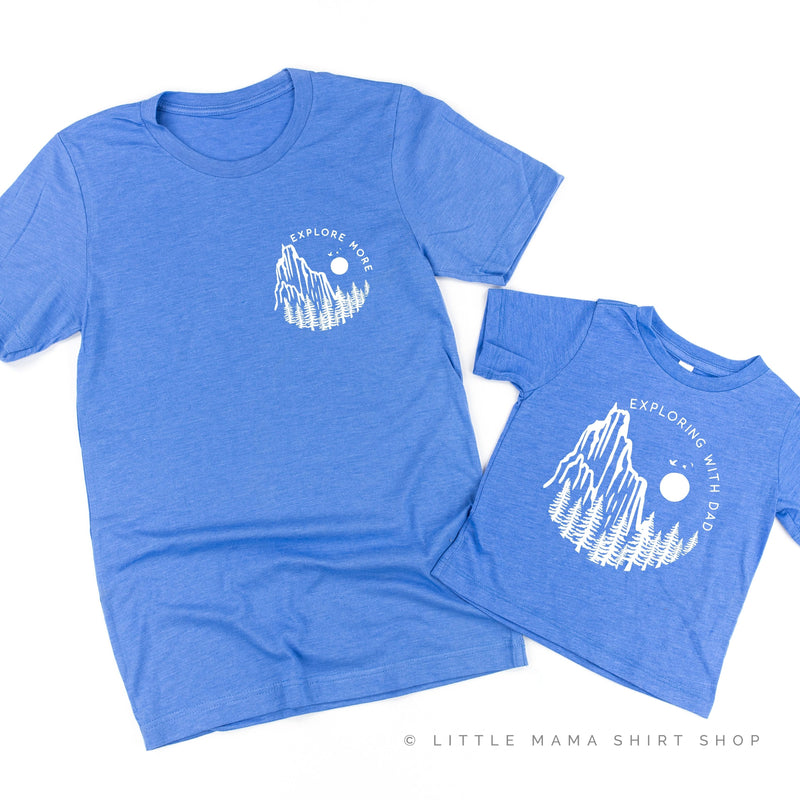 Explore More (pocket) / Exploring With Dad - Set of 2 Tees